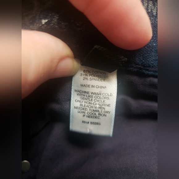 Express Jeans Stella Skinny Low Rise Stretch Embroidered Pockets Slim Size  0 R - Picture 9 of 9